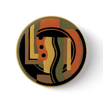 Customizable Art Deco Geometric Circle Abstract