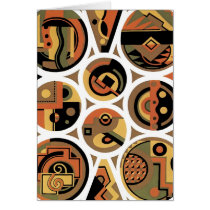 Customizable Art Deco Geometric Circle Abstract