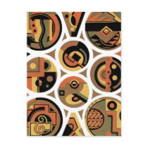 Customizable Art Deco Geometric Circle Abstract