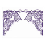 Customizable Art Nouveau Ladies Postcard