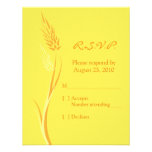 Customizable Autumn Wedding Response Card Custom Announcement