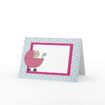 Customizable Baby Boy Shower Invitations (4) Greeting Card