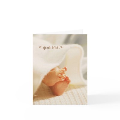 Customizable baby card by photoinspiration
