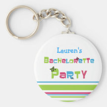 Customizable Bachelorette Party Products Keychain