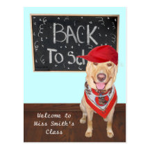 Customizable Back to School Postcard