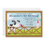 Customizable Barnyard Birthday Party invitations