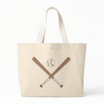 Customizable Baseball Bat and Ball Totes bags