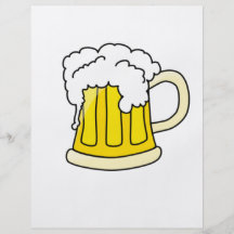 Customizable Beer Mug Flyers
