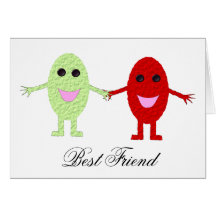 Customizable Best Friend Greeting Card