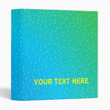 CUSTOMIZABLE BINDERS