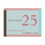 Customizable Birthday Invitation I Postcard