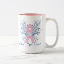 Customizable Breast Cancer Snow Princess Mug