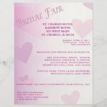 Customizable Bridal Fair Flyer
