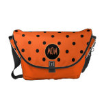 Customizable Brilliant Orange Handbag Messenger Bag
