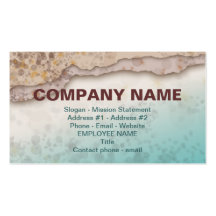 Customizable Business Cards - Sandy Beach Full