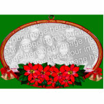 Customizable Christmas Frame Ornament Photo Cutout