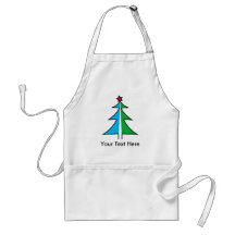 Customizable Christmas Tree Aprons