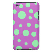 Customizable Circles & Dots Barely There iPod Cover