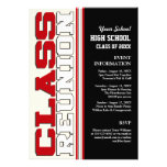 Customizable Class Reunion Custom Invites