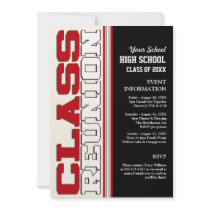 Customizable Class Reunion Custom Invites