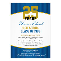 Customizable Class Reunion invitations