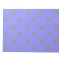 Customizable Colour Floral Cutouts Notepad