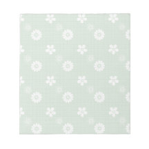 Customizable Colour Floral Cutouts Notepad