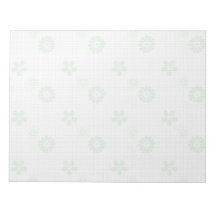 Customizable Colour Floral Cutouts Notepad