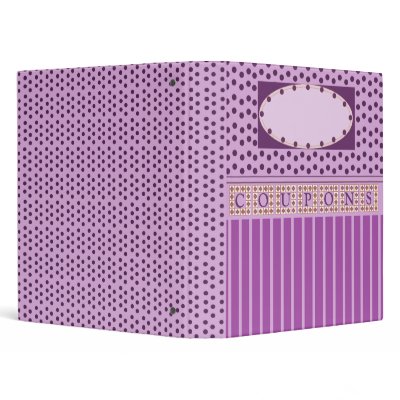 CUSTOMIZABLE COUPON ORGANIZER VINYL BINDER by LexiLuHoos