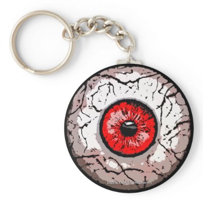 Customizable Creepy Eye - Keychain by starvinmarvin