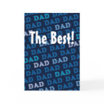 Customizable Dad Pattern Card