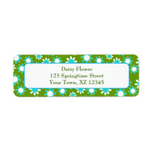 Customizable Daisies Labels