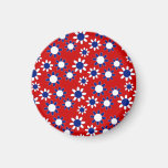 Customizable Daisies Refrigerator Magnet