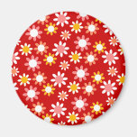 Customizable Daisies Refrigerator Magnet