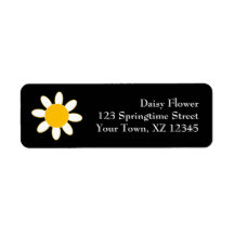Customizable Daisy Labels