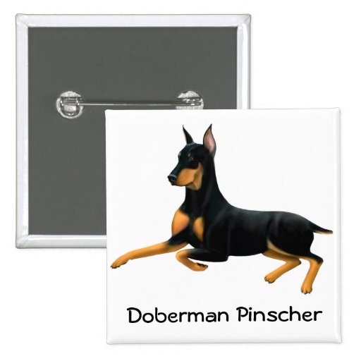 Customizable Doberman Pinscher Pin
