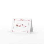 Customizable Elegant Border With Monogram Card