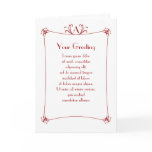 Customizable Elegant Border With Monogram Greeting Cards