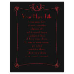 Customizable Elegant Border With Monogram Flyer