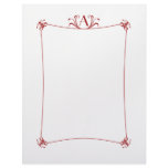 Customizable Elegant Border With Monogram