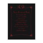 Customizable Elegant Border With Monogram Postcards