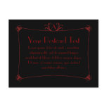 Customizable Elegant Border With Monogram Postcards