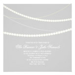 Customizable Elegant Light Strings Wedding Invite