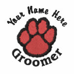 Customizable Embroidered Dog Groomer Tees, Sweats embroidered shirts