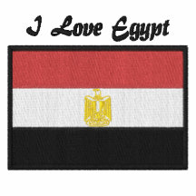 Customizable Embroidered Egypt Flag Tees Embroidered Shirt