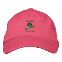 Customizable Embroidered St. Paddy's Hat Embroidered Baseball Cap