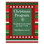 "Customizable Event: Christmas Program" Personalized Flyer