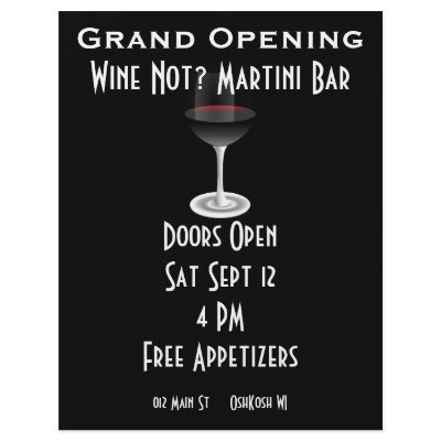 Customizable Event: Grand Opening Full Color Flyer by cowboyannie
