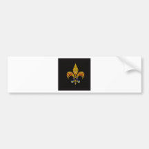 customizable Fleur-de-Lis Bumper Sticker