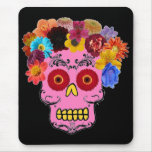 Customizable Floral Sugar Skull mousepads